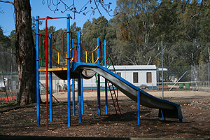 Picnic Point Caravan Park play equipment